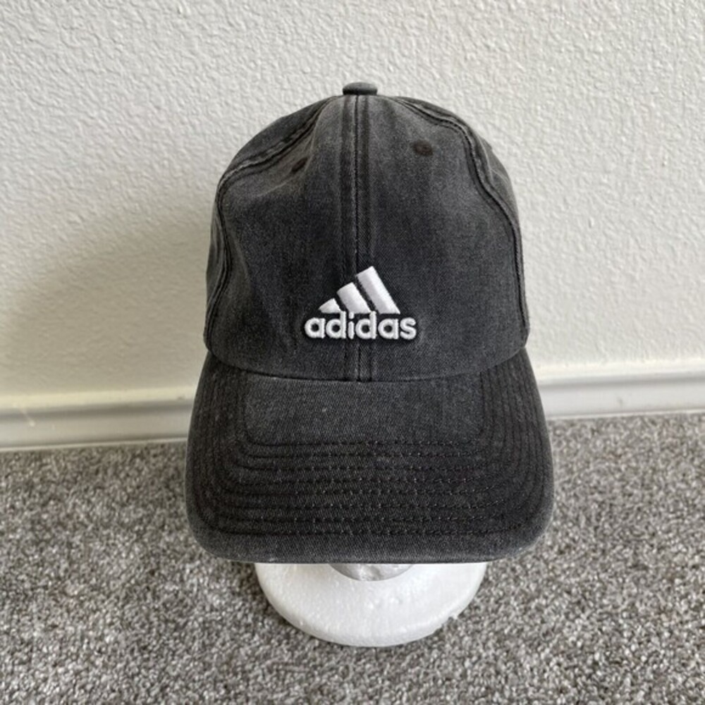 Adidas Climalite Hat Mens One Size Ashy Gray Adjustable Strapback Baseball Cap